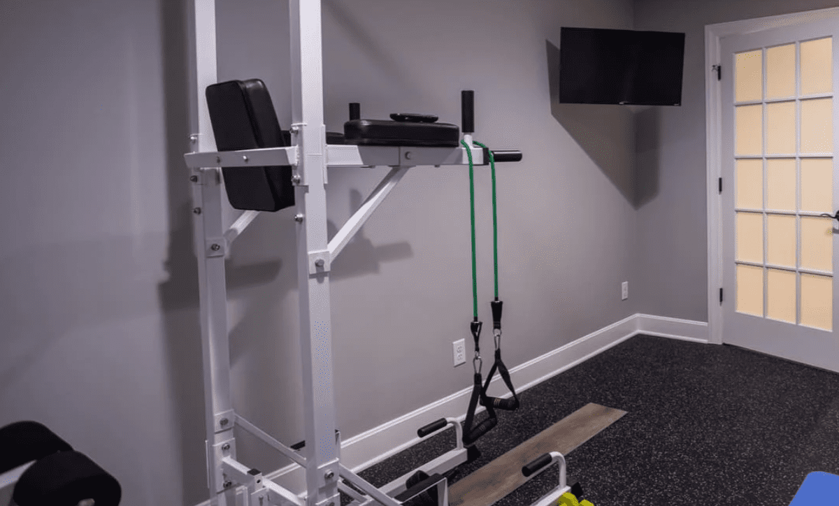 Sunroom gym ideas best sale